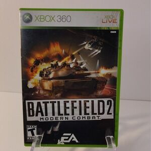 Battlefield 2: Modern Combat by EA w/ Manual - Xbox 360 2005 T -Tested-
